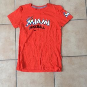 Nike T shirt Miami Marlins Slim Fit